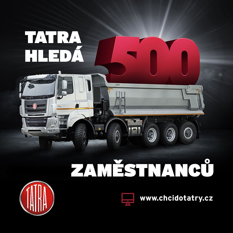 TATRA hledá 500 zaměstnanců!