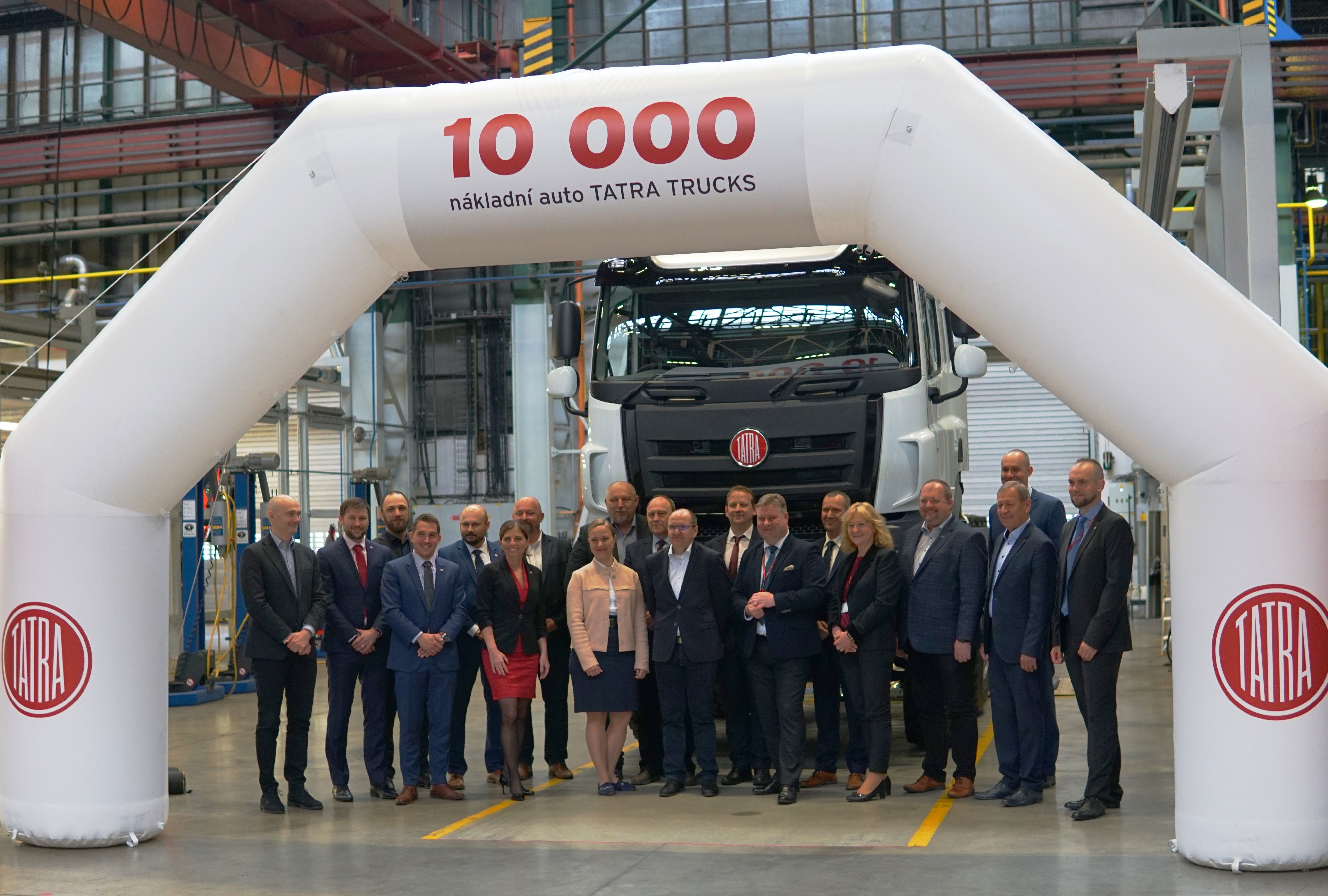 TATRA TRUCKS a.s. vyrobila pod novými majiteli vozidlo s pořadovým číslem 10 000