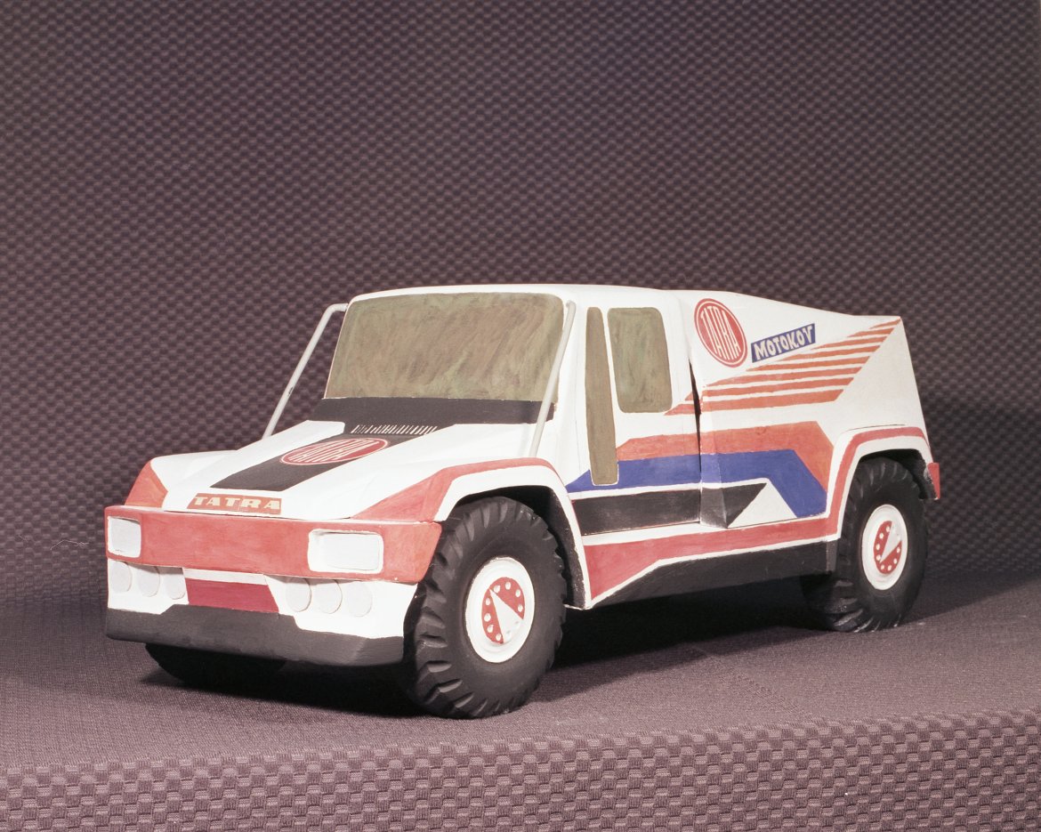 Papírový model vozidla T 162.