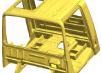 Výstupem ze skenování kabiny je detailní 3D model, s nímž se již dá pracovat v konstrukčním programu.